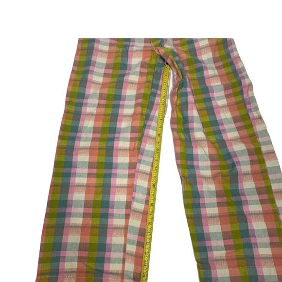 NWOT  Free People Love Buzz Straight Leg Pants in Lollipop Combo xs - Picture 2 of 6